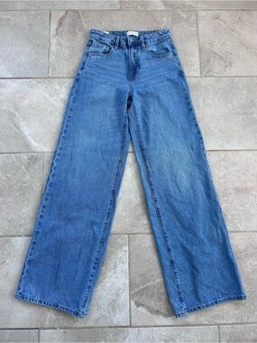 PacSun Blue Wide Leg Flare Jeans